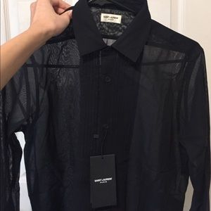 *SOLD* Saint Laurent Sheer Men's Shirt